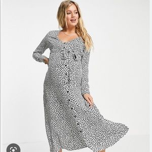 Button down floral dress